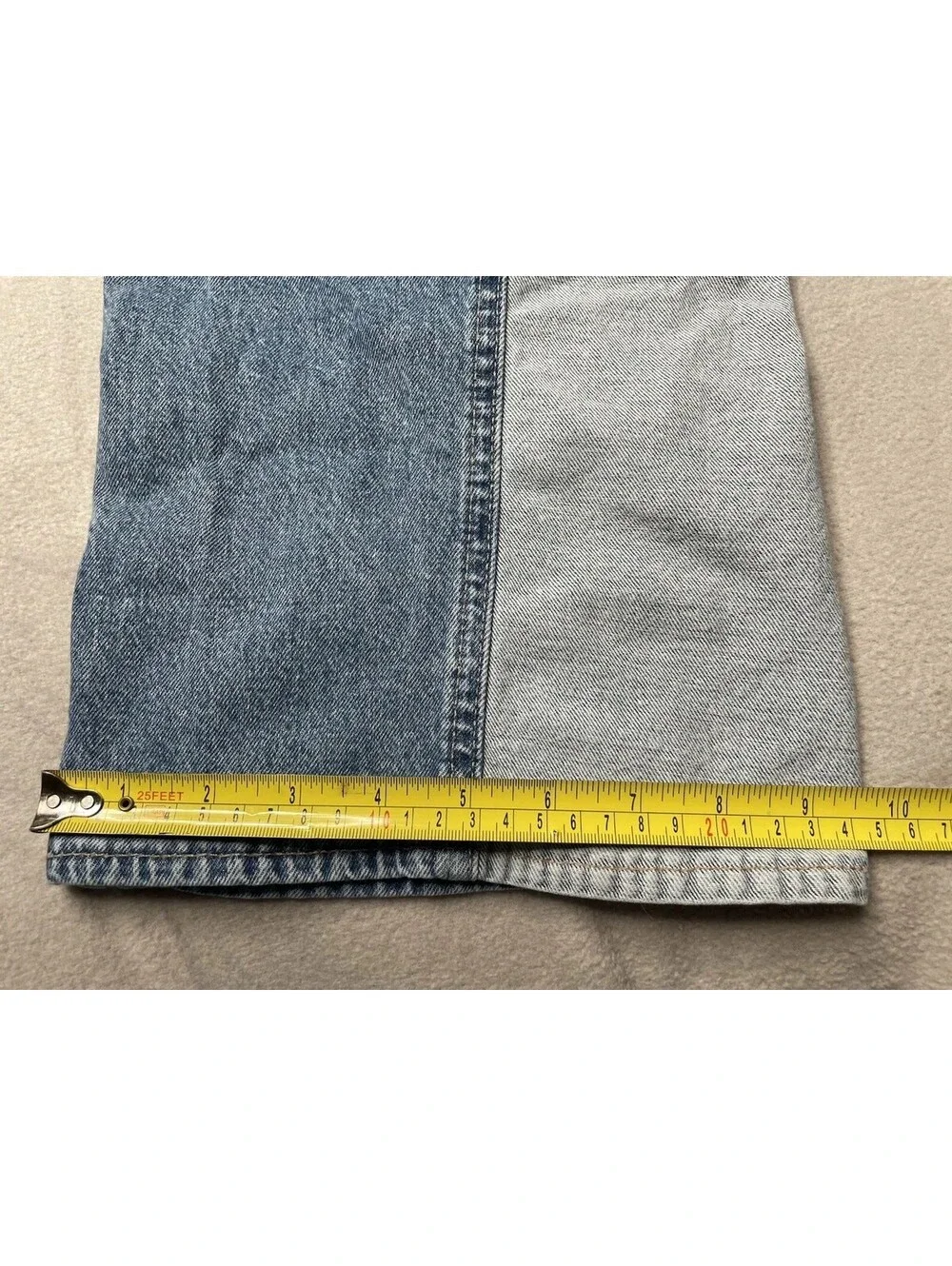 Gap Kids High Rise Wide-Leg Ankle Jeans adjustable waist Two-toned Sz 12